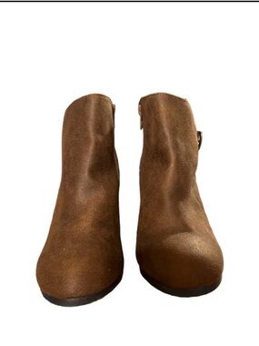 Brown Suede Ankle Boots - Women